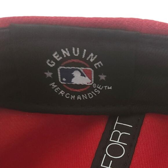 NEW ERA 9Forty MLB Washington Nationals adjustable red baseball cap league hat - Picture 7 of 8